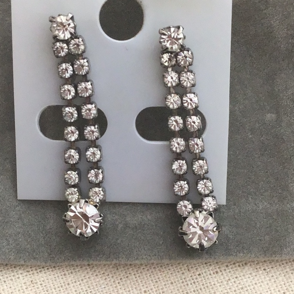 Rhinestone earrings